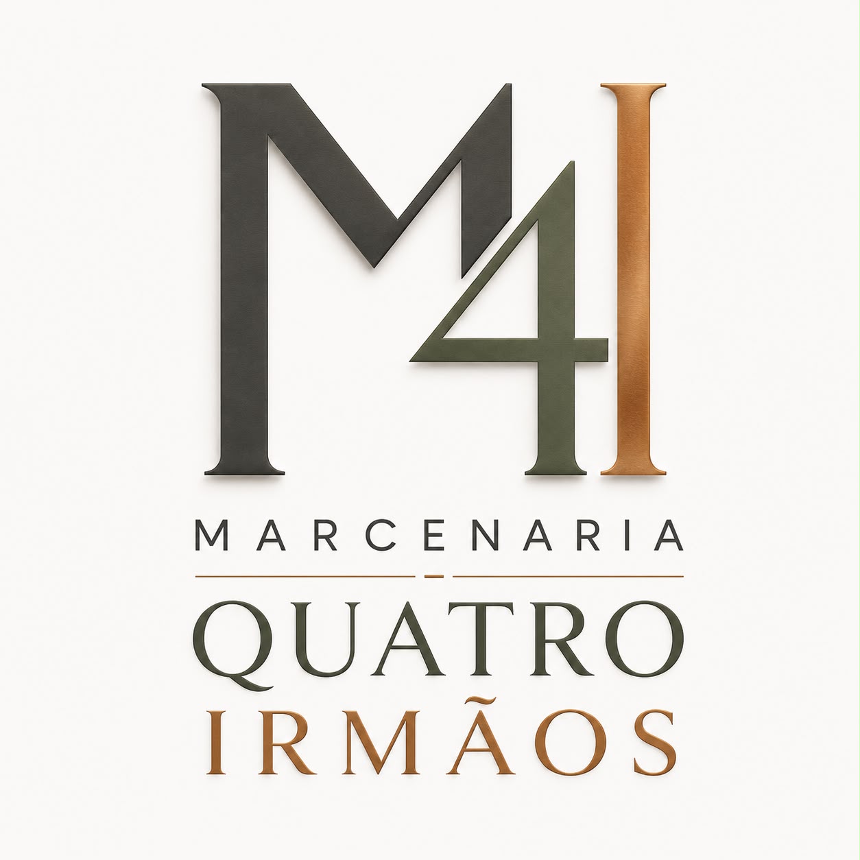 Logomarca da Marcenaria Quatro Irmãos